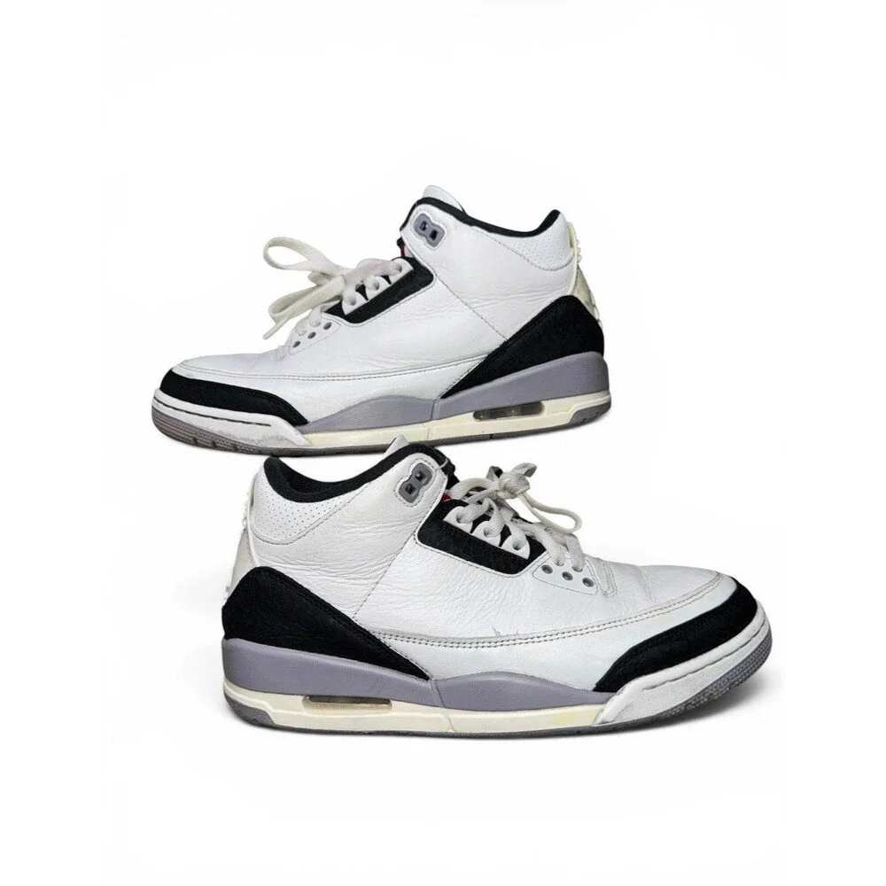 Air Jordan 3 Cement Grey Men's Size 8.5 Sneakers CT8532-106